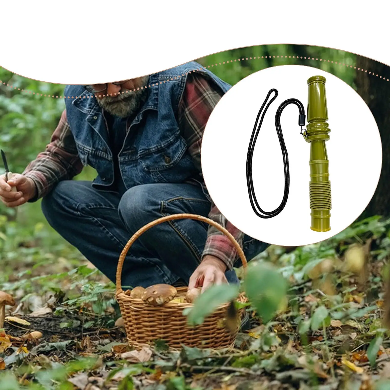 Deer Caller Accurate Tone Control Compact Hunting Whistle for Beginner Practice and Deer Attraction