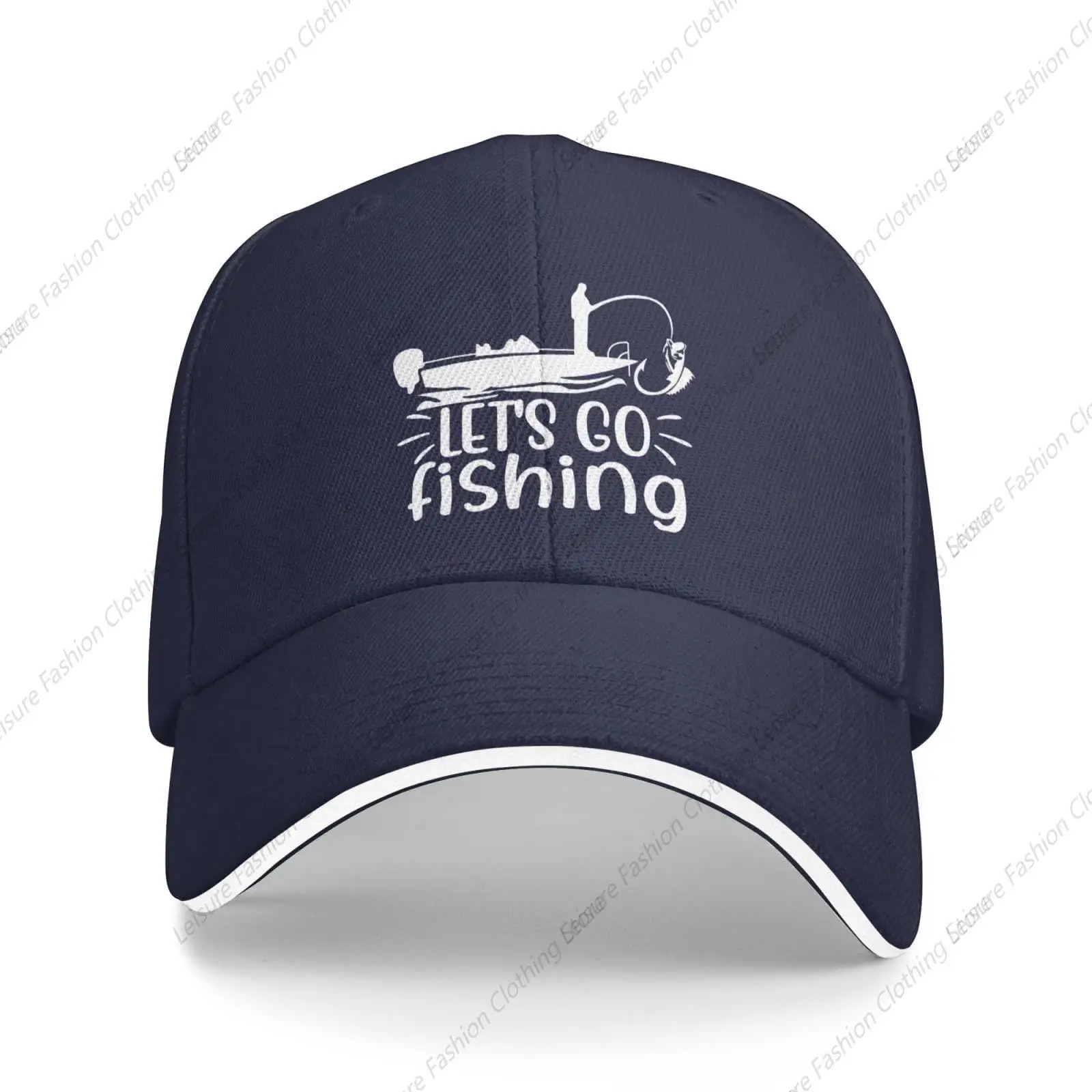 

Fishing Lovers Caps Lets Go Fishing Cap Men Baseball Hat Cool Hats