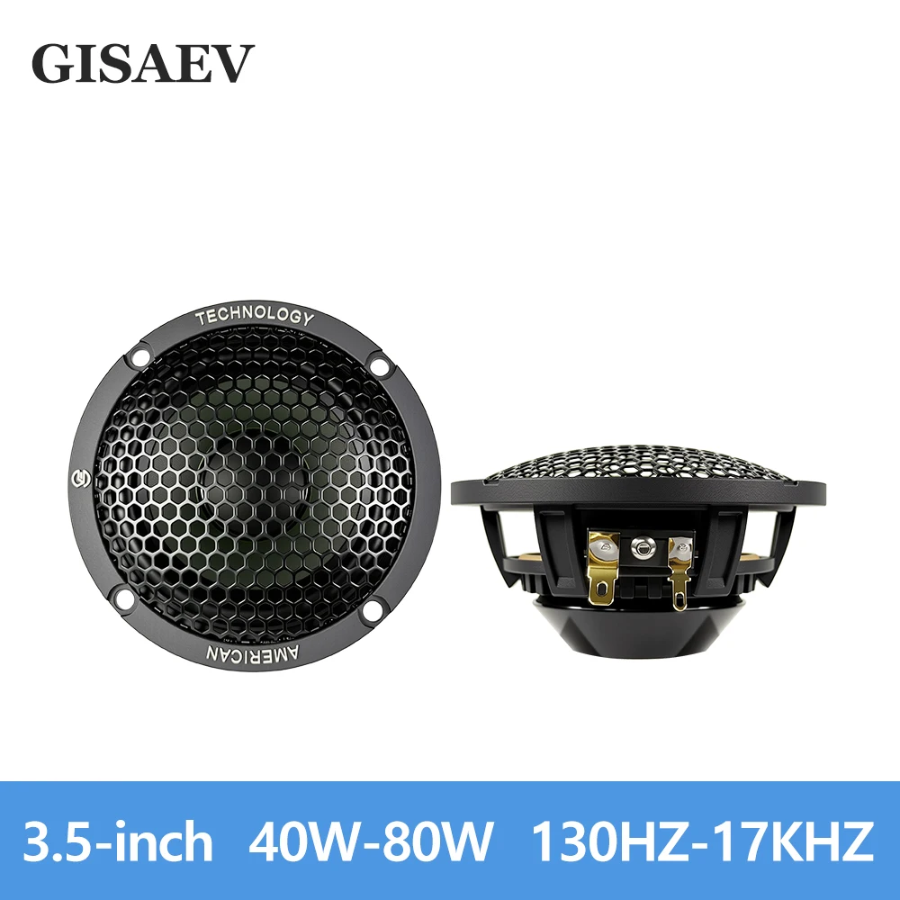 

3.5-inch high-quality car mid-range speaker, fiberglass soundstage NdFeB Magnet， Car center speaker, A-pillar stereo speaker