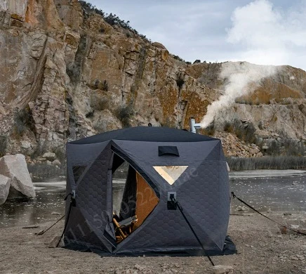 For Fishing Bivy/sauna/winter Camping Ice Shelter New Full Thermal Large 5 Sided Winter Ice Fishing Tent