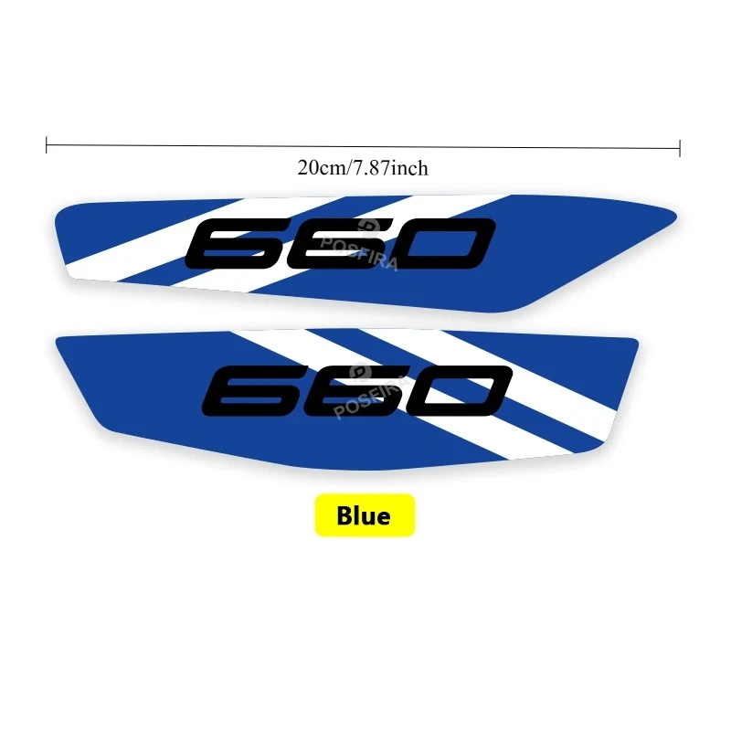 POSFIRA Trident 660 Vinyl Decal 2021-2025 Motorcycle Swingarm Sticker Premium Accessory