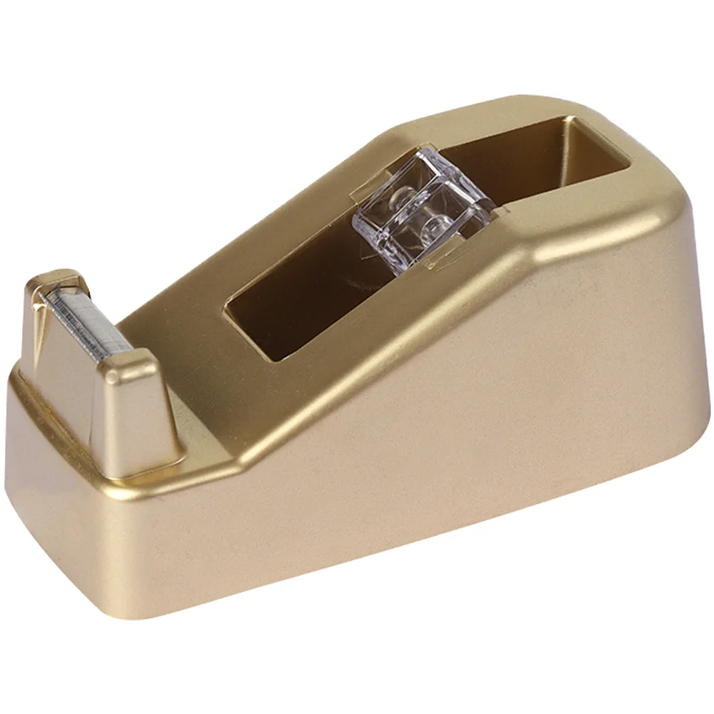 Nail Stickers Tape Professional Holder Office Dispenser Portable Daily Use Golden