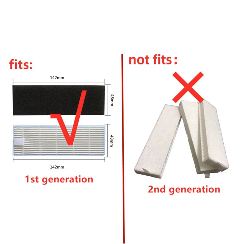 Replacement Accessories Kit For Ilife A7 A9S V8 V8S X750 X800 X785 V80 Silvercrest SSR1 Ssra1 Vacuum Robot Cleaner