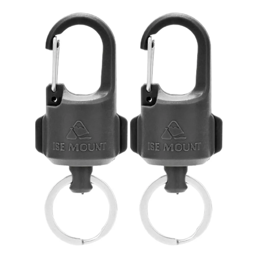 2pcs Anti-Theft Magnetic Mountaineering Buckle Anti-Lost Durable Outdoor Magnetic Carabiner Keychain Multiple Snap Clip Lock