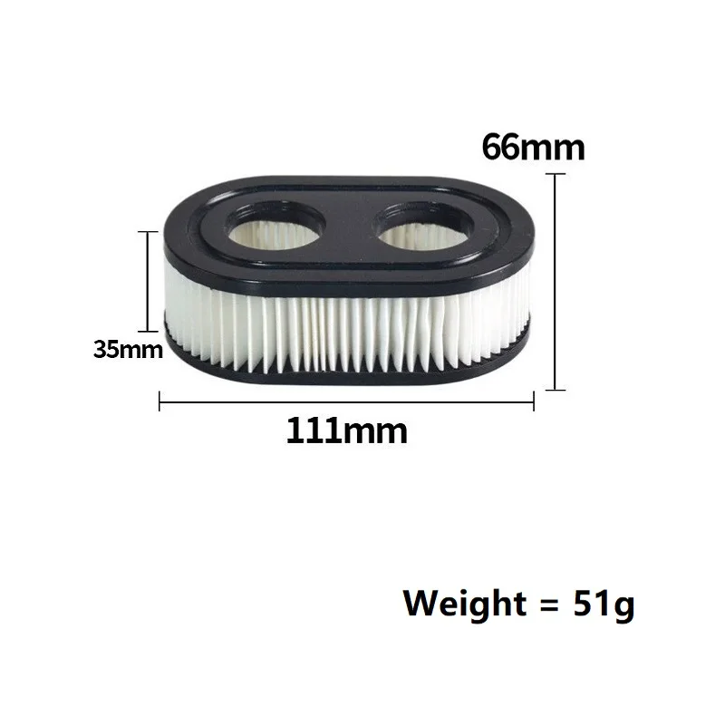 2 x Lawn Mower Air Filter for Briggs & Stratton 798452 593260 5432 5432K Directly Replaced Air Filter for Briggs & Stratton