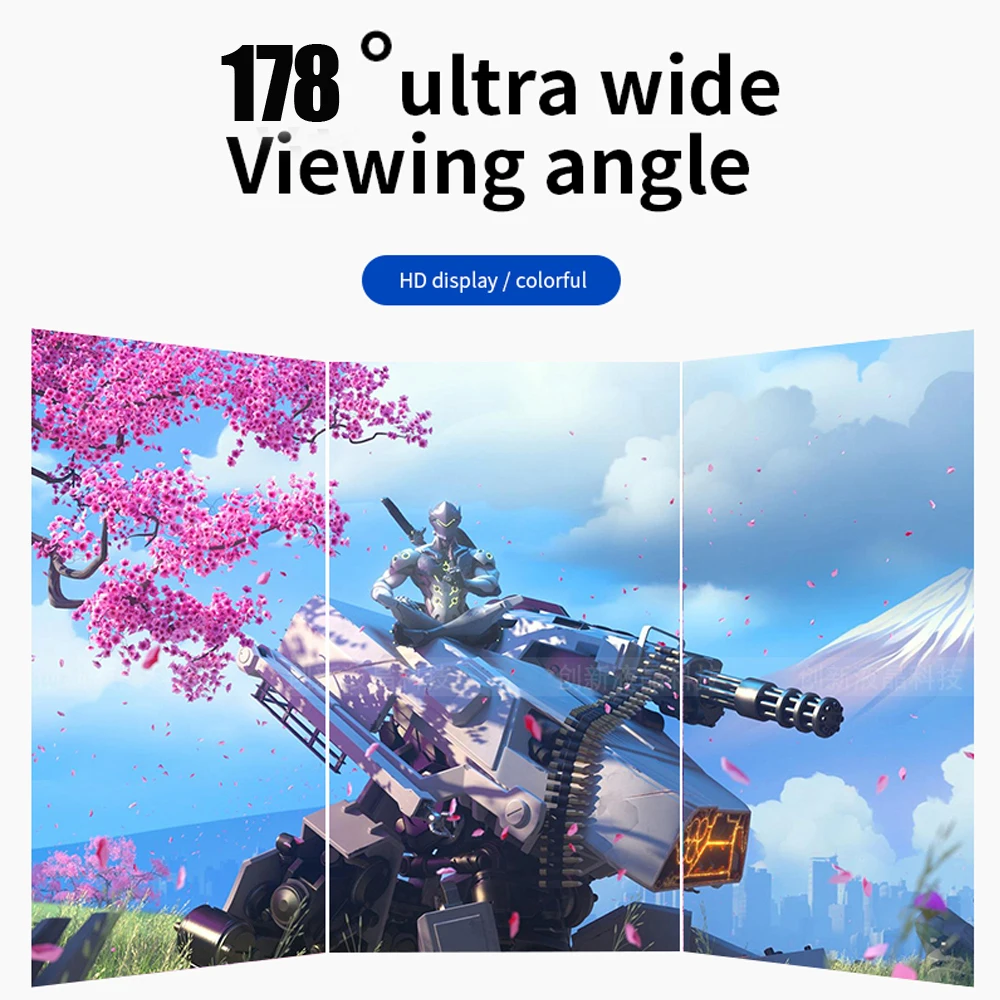 15.6 بوصة IPS 1080P المحمولة التلفزيون المزدوج المتكلم Usb نوع C HDMI-متوافق مع شاشة الكمبيوتر ل Ps4 التبديل Xbox One محمول الهاتف