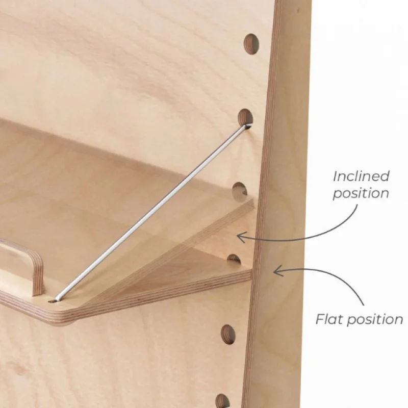 Custom. قابل للتعديل المحمولة 600 مللي متر تخصيص رف سوبر ماركت خشبي رفوف متعددة الاستخدامات فساتين خفيفة واجب بوتيك التي شيرت S