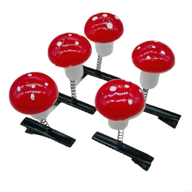 49mc 5pcs Продолжительность грибов для волос Clip Fashion Personality Hair Pertain Creative Hairclip для детей подростки 49mc 5pcs Продолжительность грибов для волос Clip Fashion Personality Hair Pertain Creative Hairclip для детей подростки