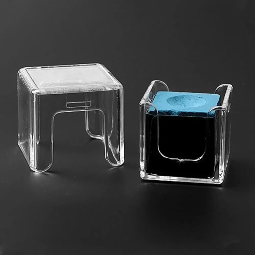 Caja de tiza transparente resistente a humedad – acrílico para billar - imagen 2