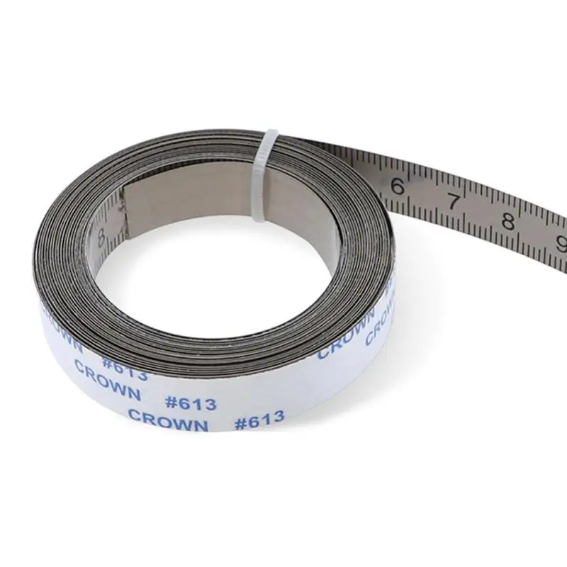 Self-Adhesive Measuring Tape Stainless Steel Workbench Ruler Adhesive Backed Tape Measure Metric Scale Rust-Proof Durable Ruler