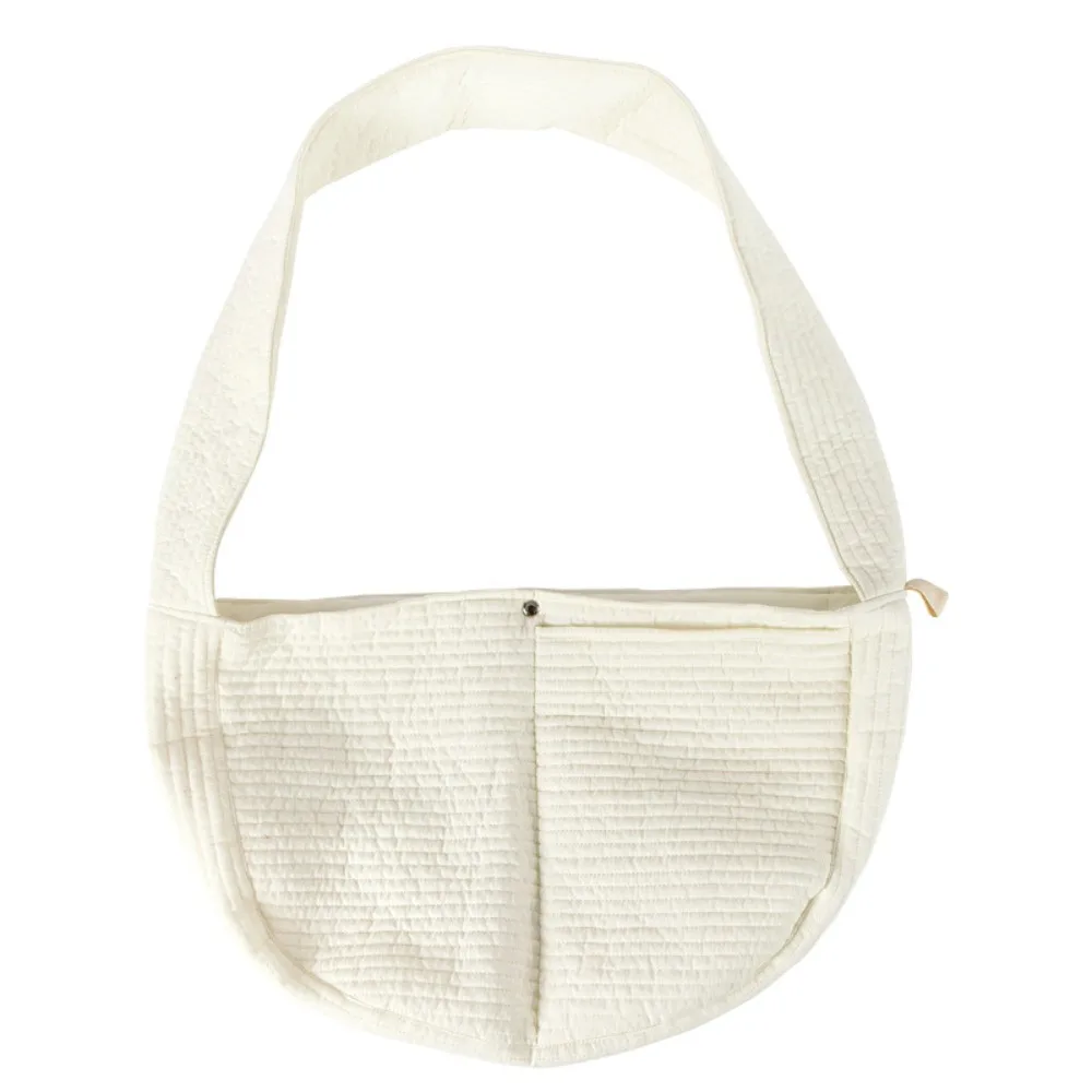 

Simple Beige Puppy Carrier Bag Crossbody Bag Solid Color Cat Carrier Bags Cat Dog Sling Bag Shoulder Bag Travel