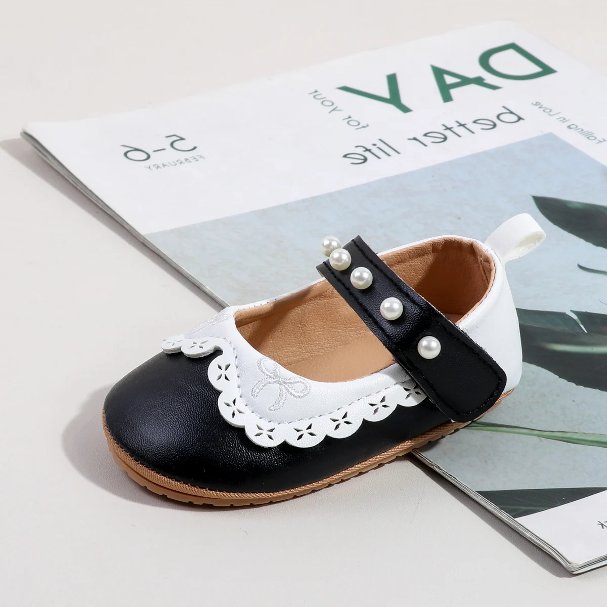 Hot Selling Baby Girl's First Walking Toddler Shoes For 0-18 Months High Quality Infant Princess Shoes Spring And Autumn