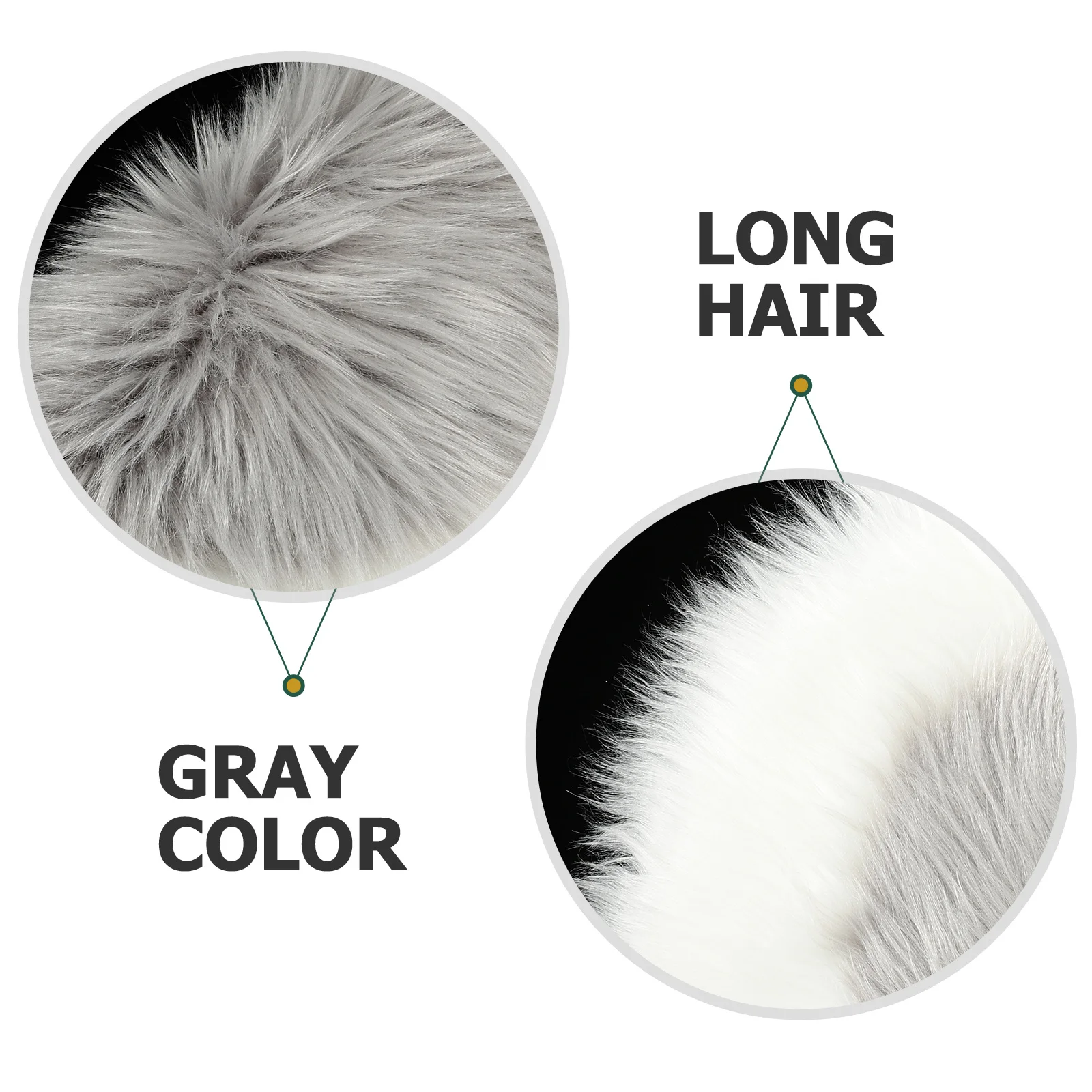 

Blocking Long Rug Faux Rabbit Non-Slip Floor Carpet For Living Bedroom Living Room Carpet Kids Room Grey White