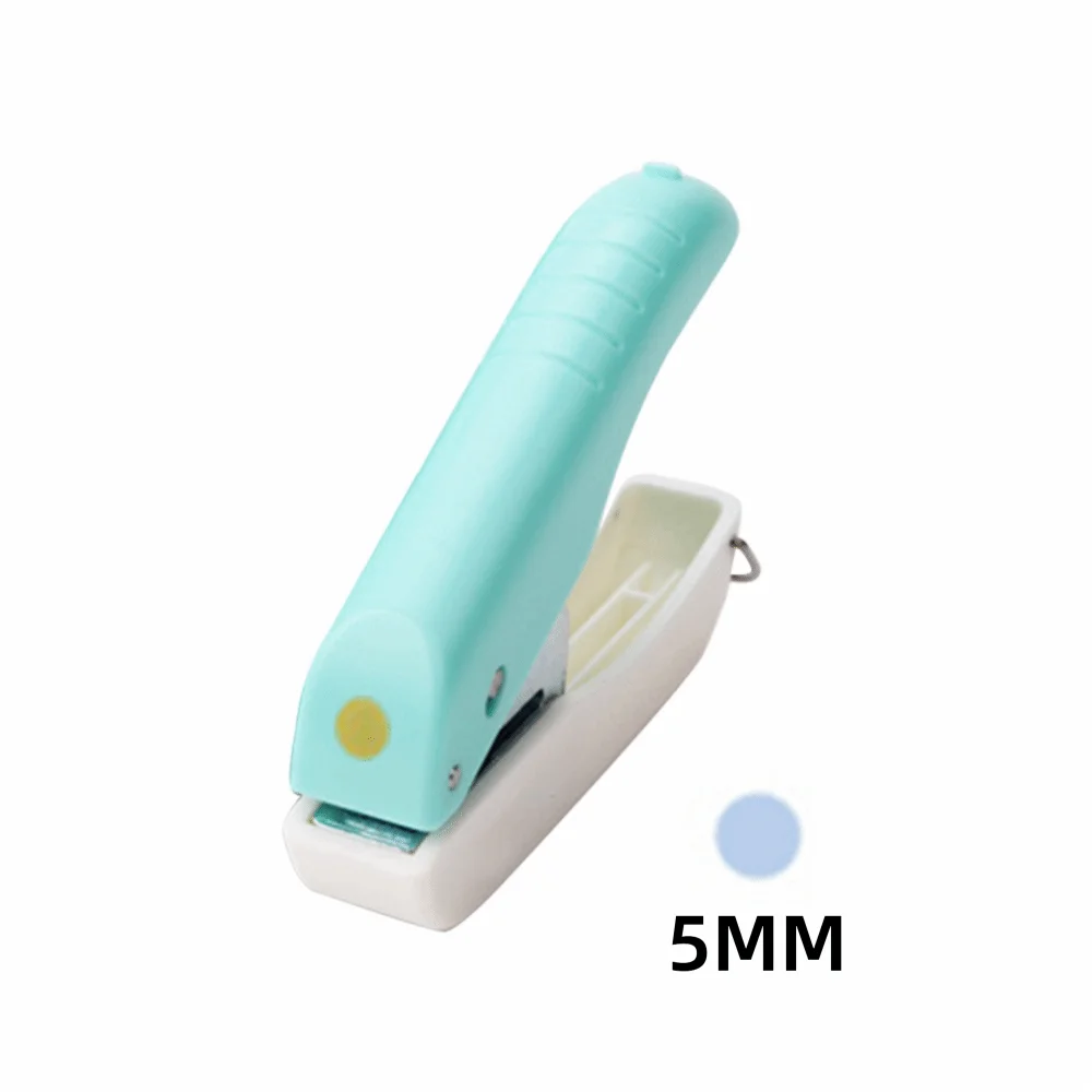 Multi-functional Mini Hand Hole Puncher Plastic DIY Scrapbook Manual Hole Punch Aperture 1.5-6mm Embossing Tool Paper Punch