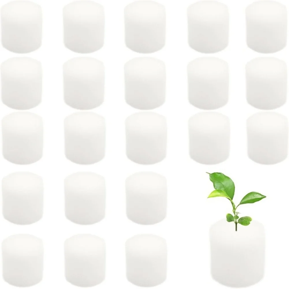 For Plant Propagation Sponges 100 pcs 32 x 30 mm High Density PU Foam for Water Based Indoor Gardening Projects