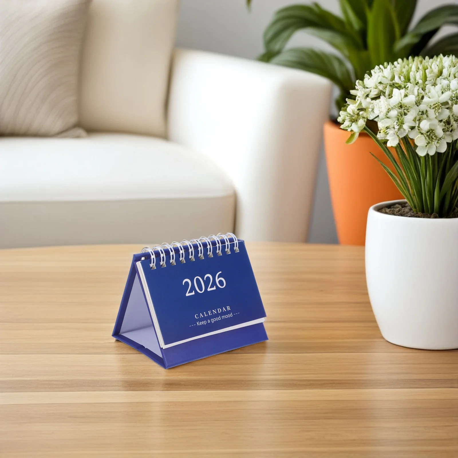 

Mini Desk Calendar 2026 Foldable Standing Flip Small Desktop Monthly Planner Compact Office Supplies Desk Planner