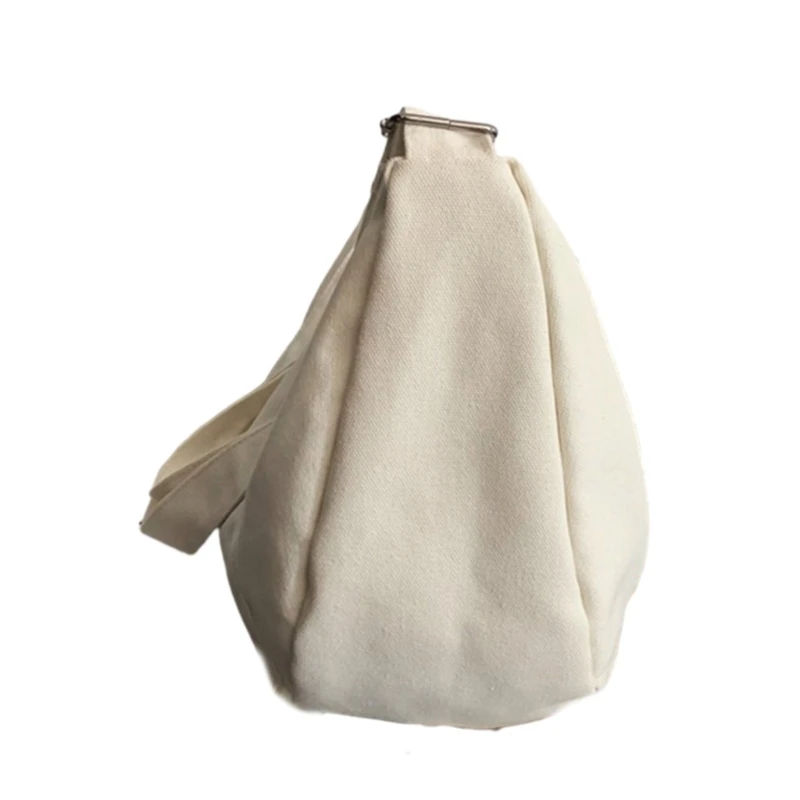 

Stylish Canvas Shoulder Bag for Women Lightweight Dumpling Bag for Everyday Use