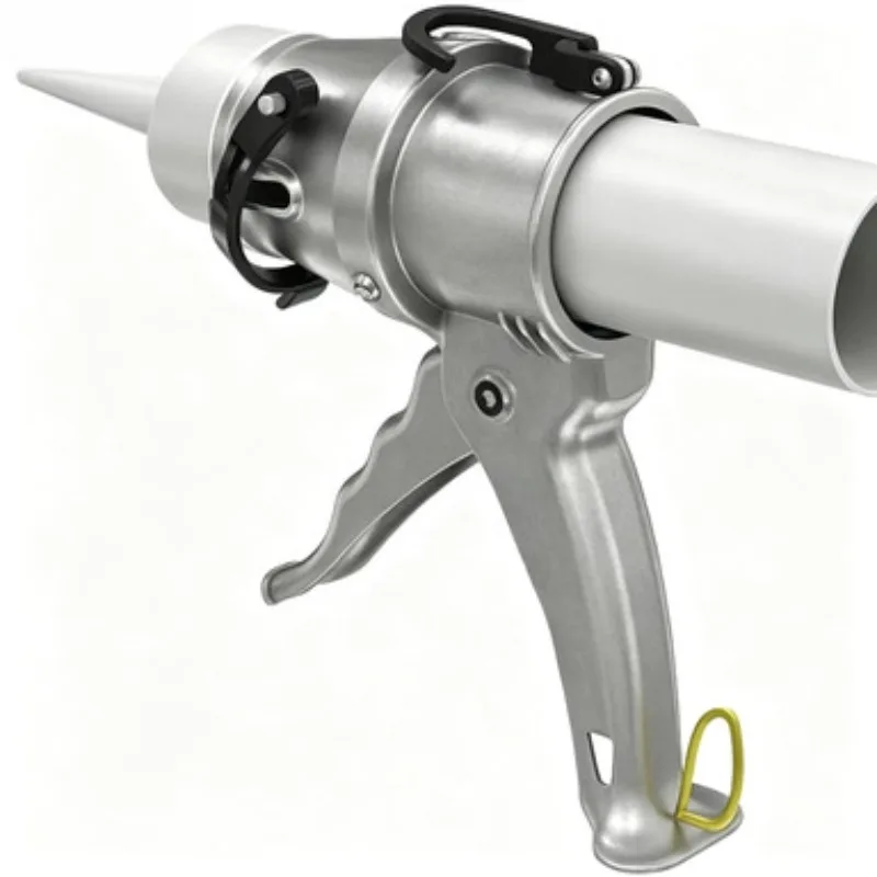 Aluminum Alloy Glue Gun, Labor-saving and Anti-drip, Ultra-short Portable Glass Glue Gun