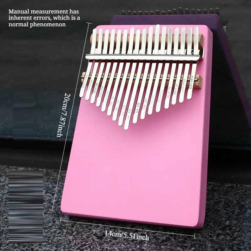 Thumb Piano 17-tone Beginner, Sheet Music Mahogany Core Nanzhu Wood Full Single-board Finger Piano Instrument - view 3