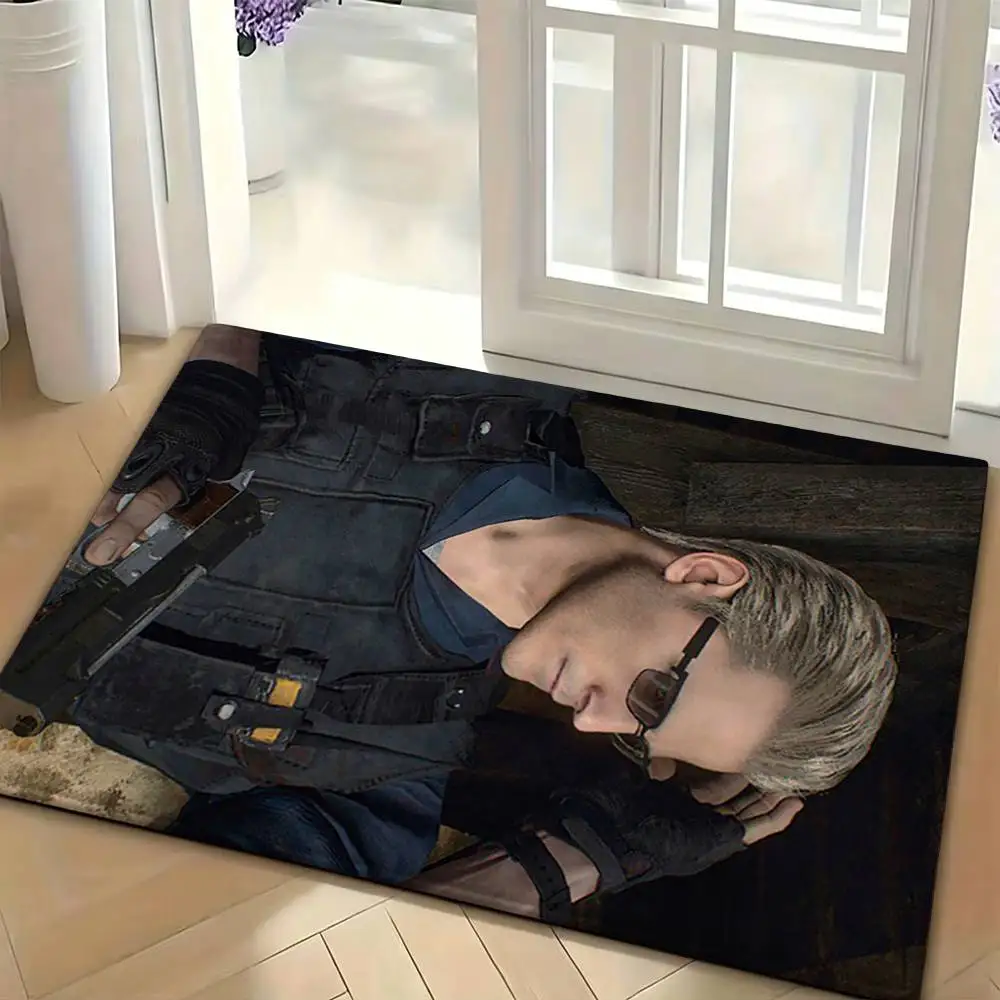 A-Albert W-Wesker Floor Mat Soft Non Slip for Entry Door Bathroom Indoor Home Decorative Carpet