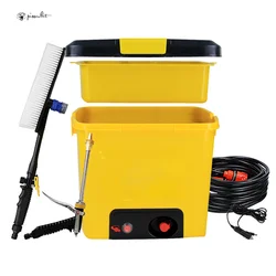 Portable Car Wash Equipment 25L Electric High Pressure 12V Motor Pump High Pressure Washer Foam Generator Car Wash portable