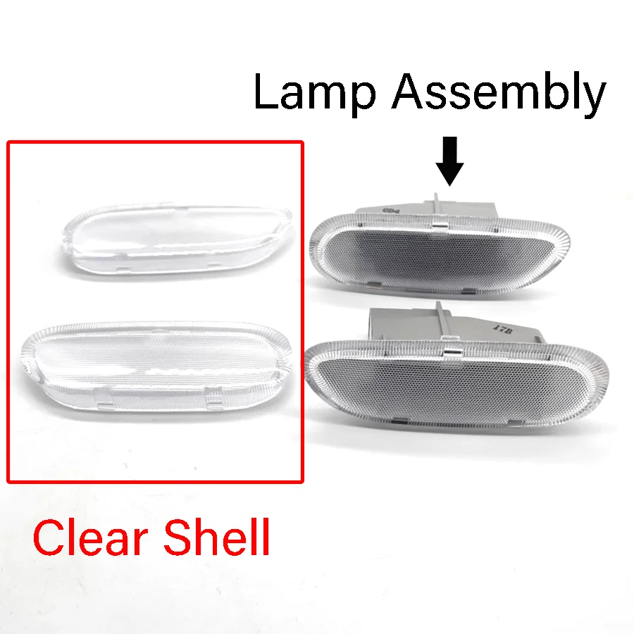 Wooeight 1Pc Car Door Sense Light Door Courtesy Lamp Lens Side Light Welcoming Lamp For Toyota Land Cruiser LC100 Prado LC120