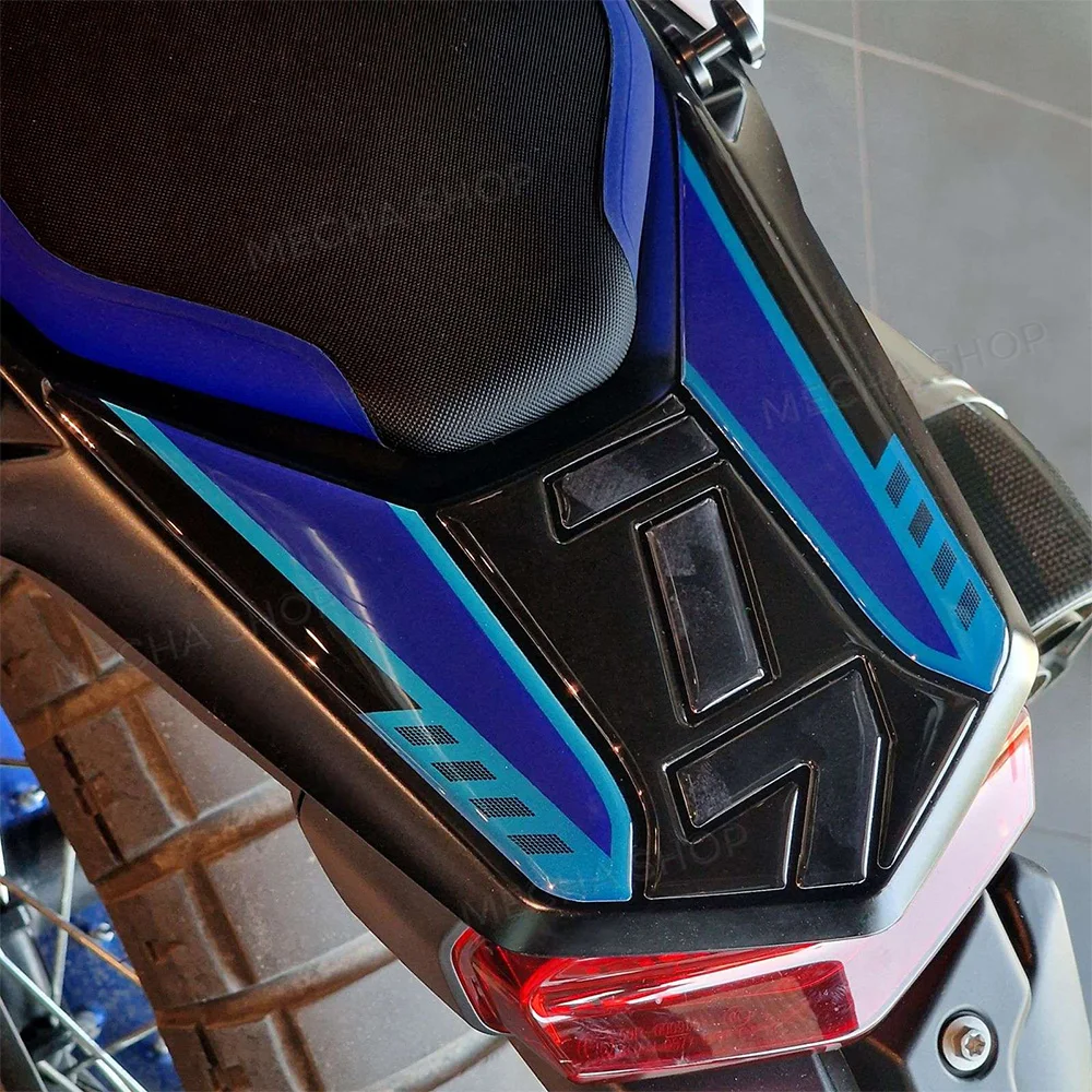 3D Gel Sticker Motorcycle Tail Protection Compatible with For Tenere 700 T700 Accessories 2025-2026