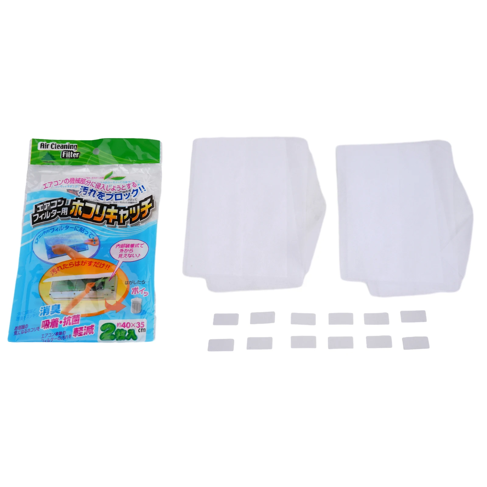 Filtro de salida de aire acondicionado antipolvo, red de malla, limpiador, purificación, hogar, CA, 10 piezas/5 bolsas