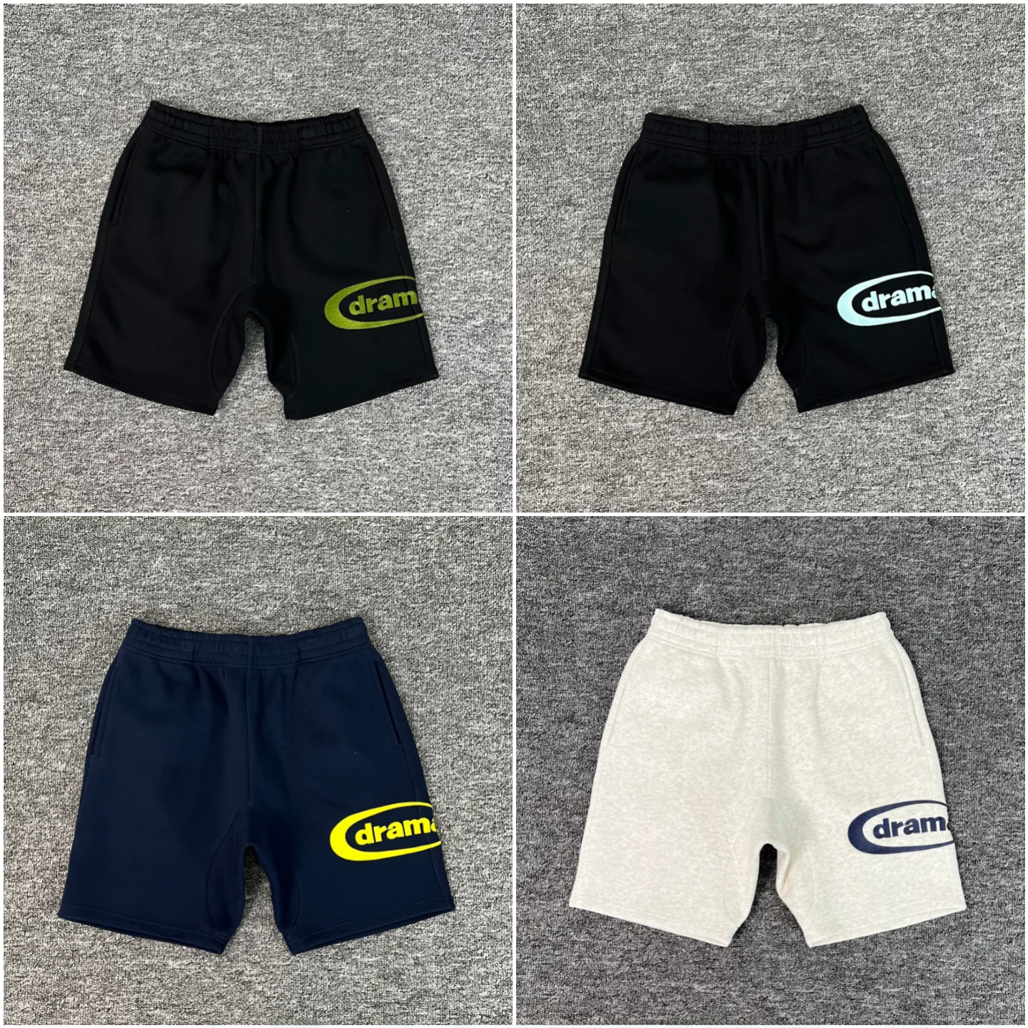 

Retro Embroidered Drawstring Straight Leg Cotton Shorts Men's Casual Comfortable Loose Fit Summer Trendy Streetwear