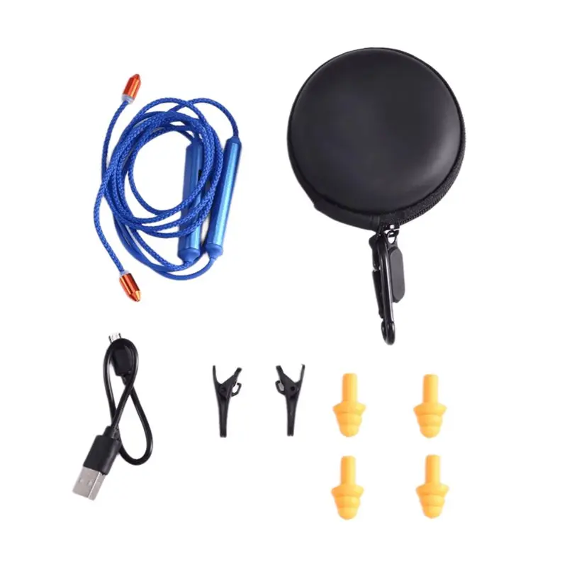 A69P-Noise Reduction Wireless Bluetooth Earplug Headphones,Hearing Protection Noise Canceling Mic For Construction Site Noisy