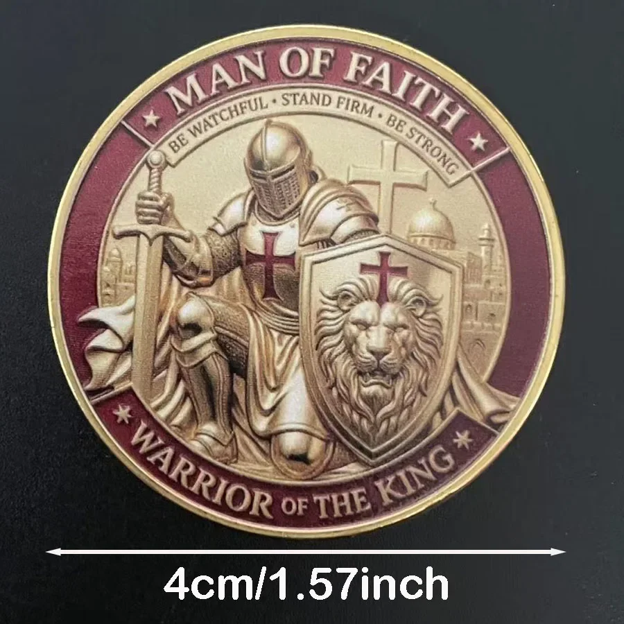 Warrior The King Souvenir Coin Collection Knights Templar