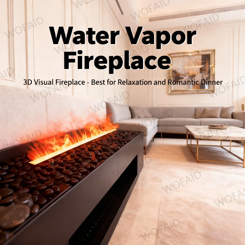 2025 스마트 '앰비언트 벽난로' 화이트 노이즈 & 가습기 고품질 증발식 벽난로 - 내구성과 신뢰성