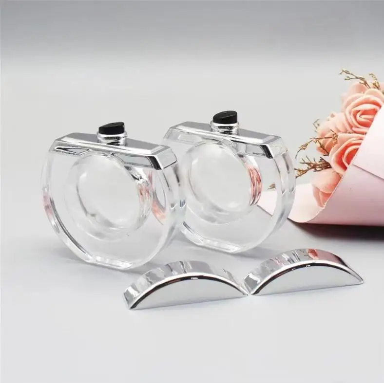 50pcs Empty Round Shape Extrusion Refillable Container Case for Beauty Lipstick Lip Balm Eyeshadow Blusher Box ni18