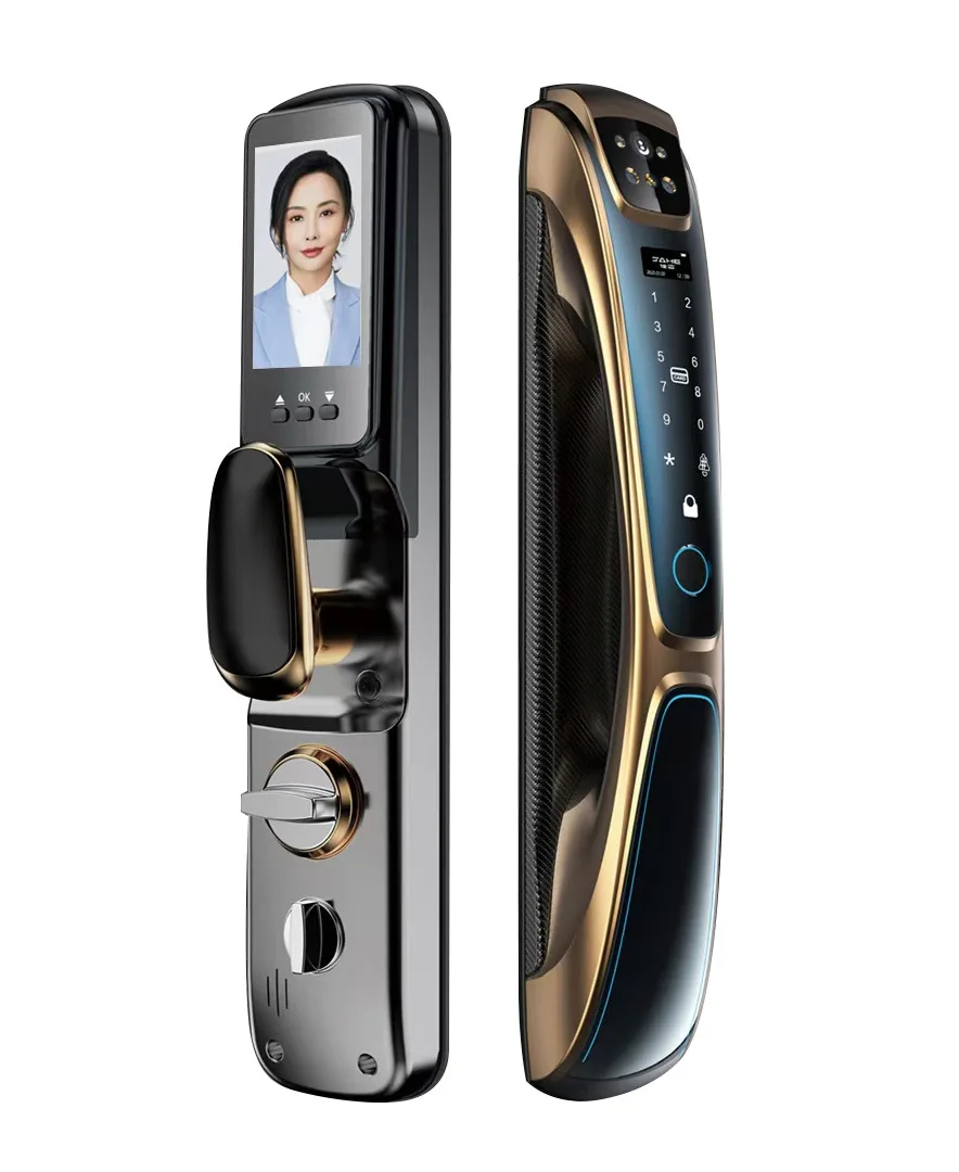 

Facial recognition smart lock, automatic fingerprint lock, monitoring and anti-theft