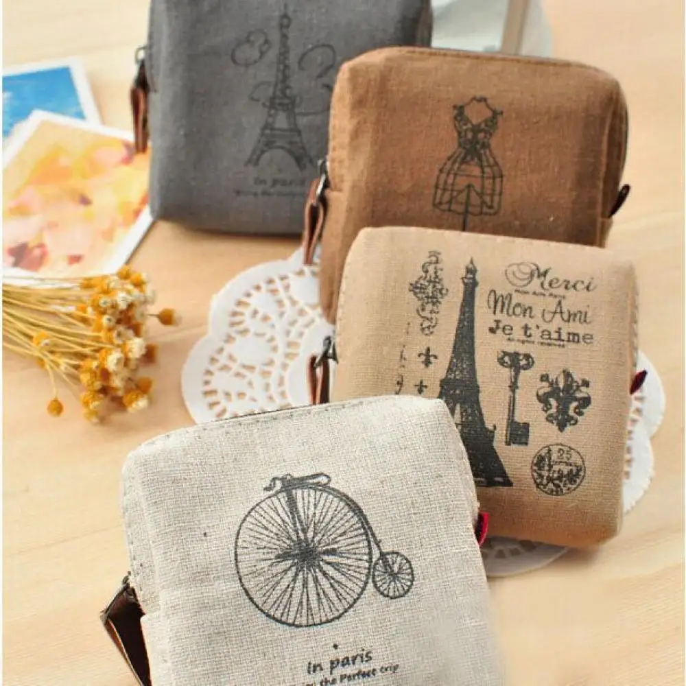 Retro Case Mini Pouch Holder Coin Bag Purse Zip Wallet