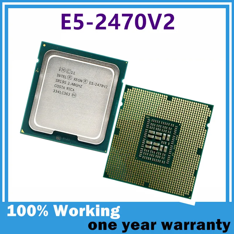 Xeon E5 2470V2 E5 2470 V2 2.4 جيجا هرتز 25 متر عشرة النواة عشرين خيط E5-2470V2 وحدة المعالجة المركزية 95 واط LGA 1356