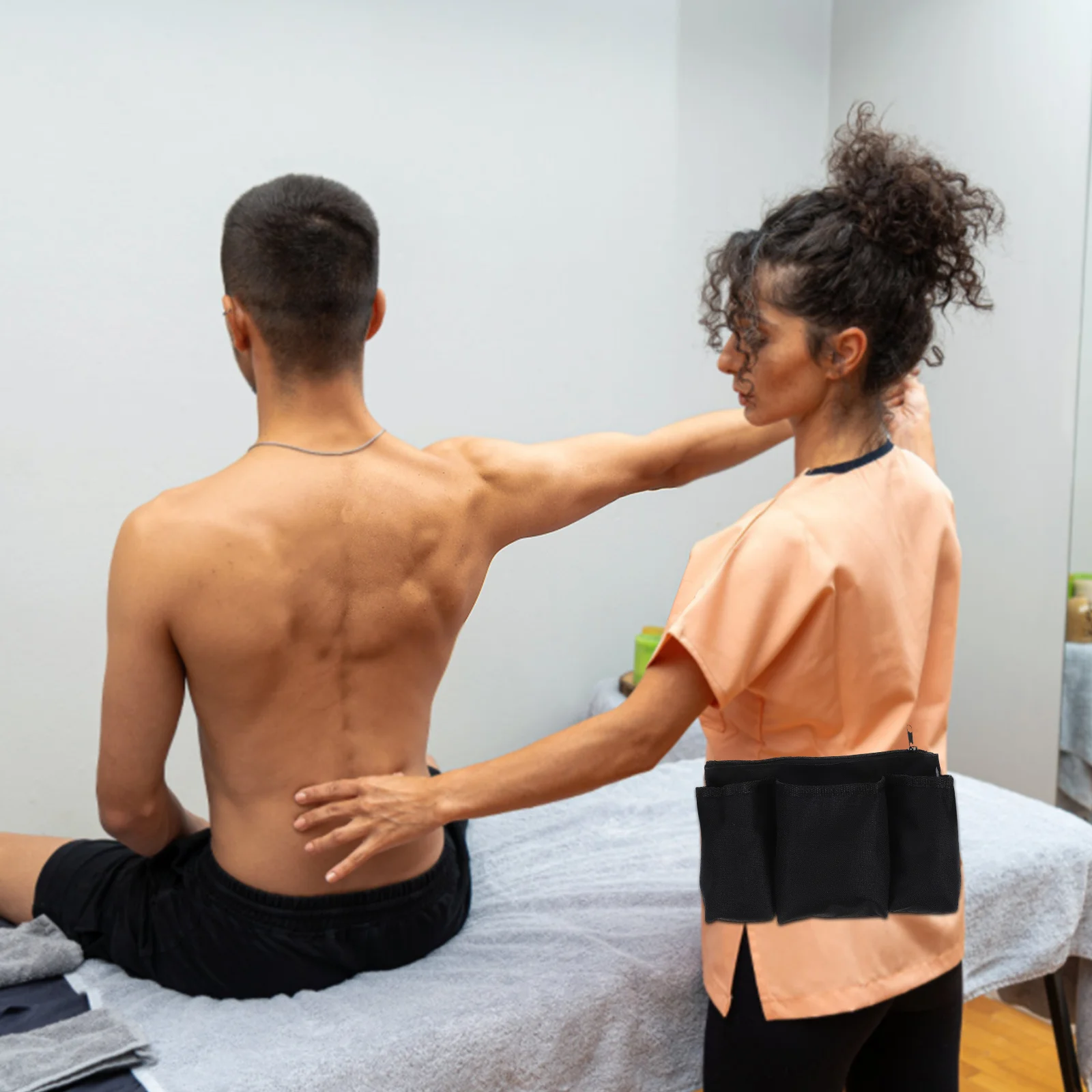 

Essential Oil Waist Bag Oxford Cloth Portable Bottle Storage Pouch For Massage Therapists Lightweight Tool Organizer Spa