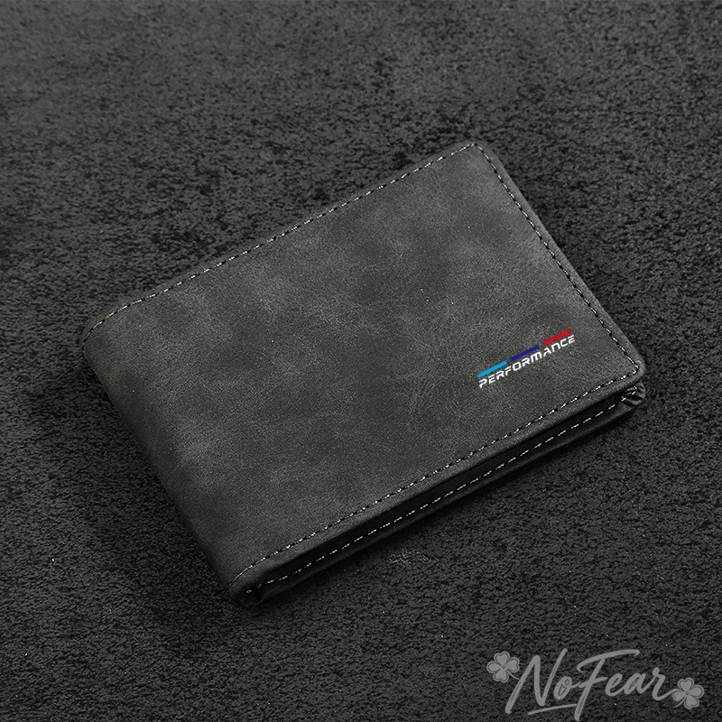 

Short Men's Wallet High Quality Card Clips Simple for BMW M Emblem E46 E36 E34 F10 E90 F30 E60 F30 E53 E30 E92 E87 Accessories
