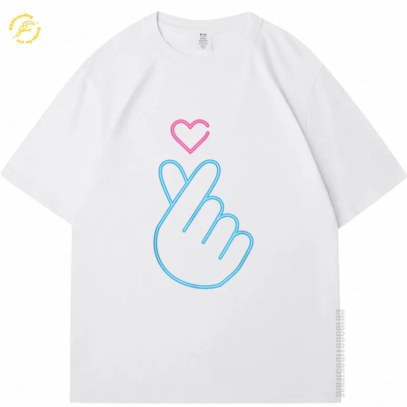 

K-Pop Fashion For Fans Of Korean K-Drama & K-Pop Merchandise T-Shirt Herren Bekleidung 오버핏 티셔츠 Camiseta Masculino Original