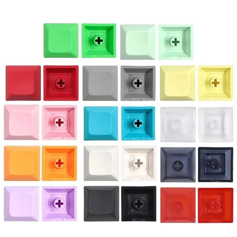 DIY DSA Keycap для переключателей MX, многоцветный PBT DSA 1U, высота, прочный колпачок для клавиатуры без гравировки