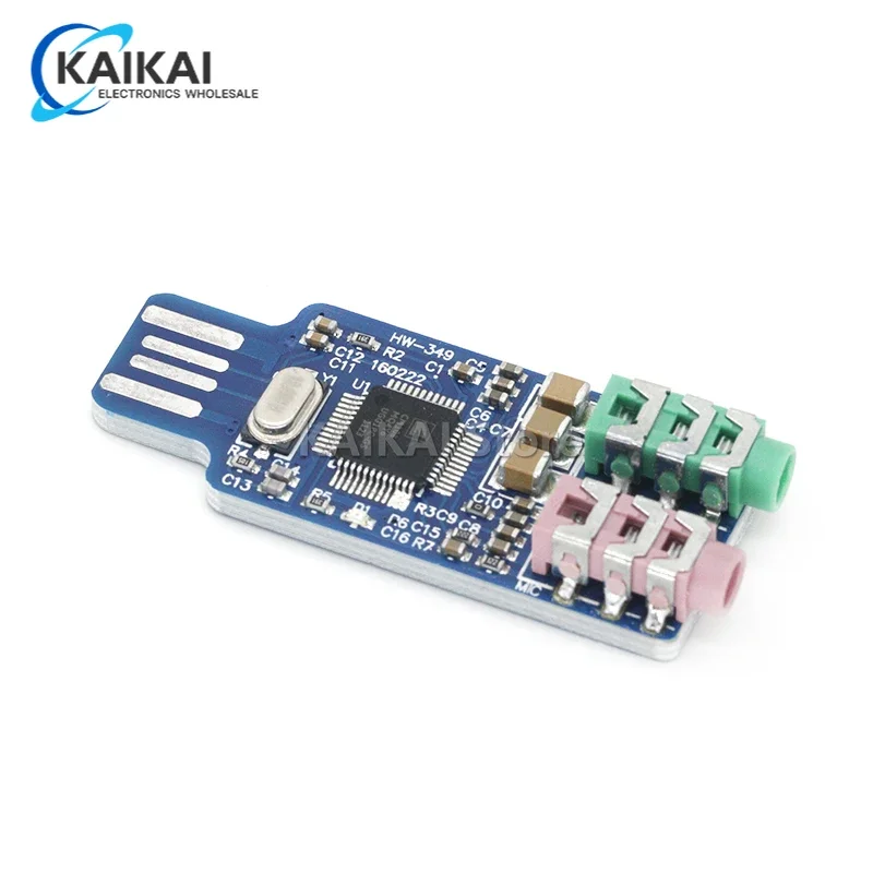 CM108 USB-накопитель Бесплатная звуковая карта Портативный компьютер Модуль внешней звуковой карты - L059 Новый горячий CM108 USB-накопитель Бесплатная звуковая карта Портативный компьютер Модуль внешней звуковой карты - L059 Новый горячий