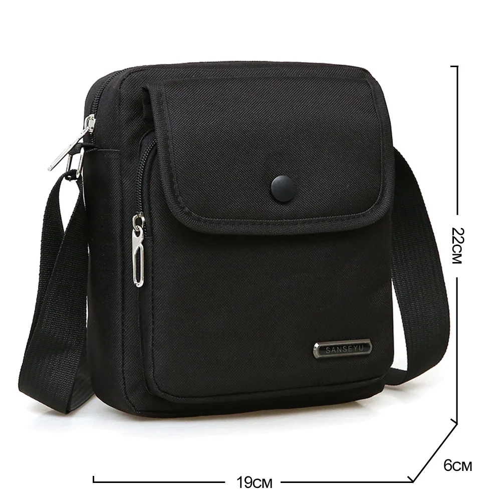 Men's School Messenger Bags For Men Waterproof Shoulder Bag Handbag Casual Travel Canvas Crossbody Bags for Male New Design