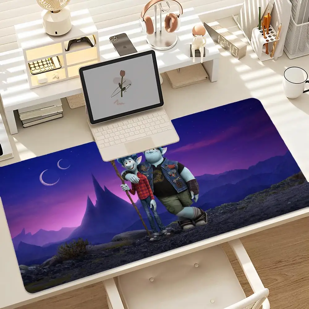 

Disney Onward Mousepad Large XXL Desktop Desk Mat Kawaii Gaming Accessories Students Writing Pad Desktop Mat