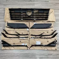 Car Front Bumper Grills Mesh Racing Grill Grille Trim For Volkswagen vw Touareg 19-22