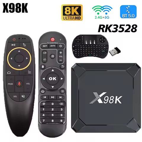 X98K TV Box Android 13 4G 32G 2G 16G Rockchip RK3528 8K HD Smart Set Top Box BT 5.0 2.4 &amp; 5G Dual Wifi 6 Steaming Media Player