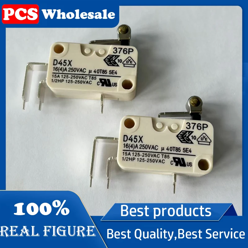 Micro switch D45X 16A250V with roller limit valve switch, low-temperature resistant -40°