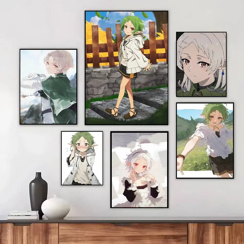 Sylphiette Animation Jobless Reincarnation Art Sticky Wall Waterproof Home Living Room Bedroom Bar Aesthetic Decoration