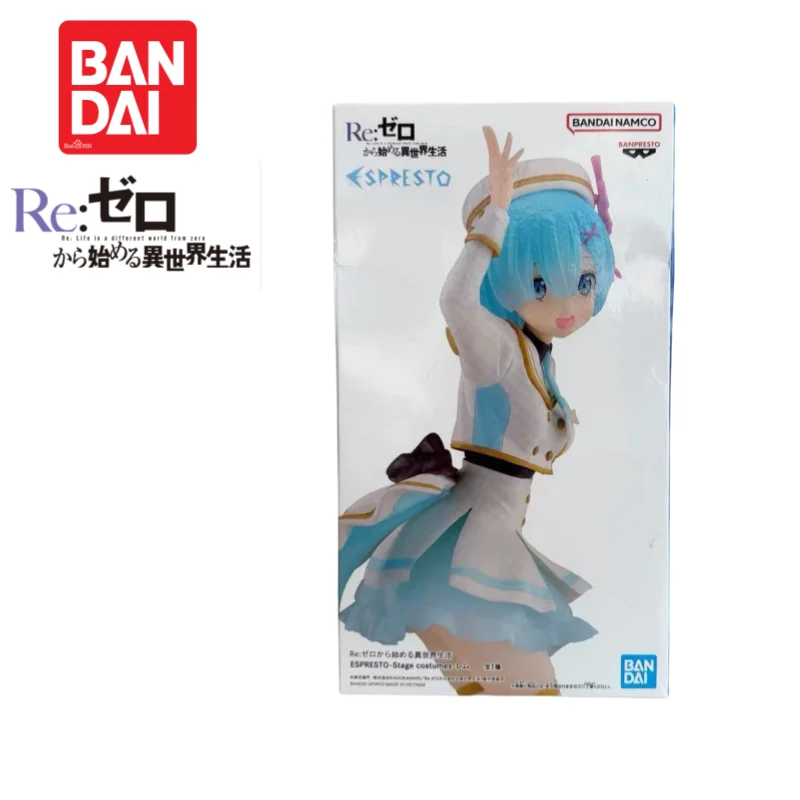 In Stock Original Bandai Banpresto 100%genuine Re Life In A Different World From Zero Rem Ram Model Figurine Ornaments Brand New