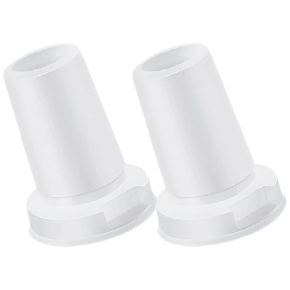 2 Pcs White Water Bottle Replacement Mouth Bite Valve Mouthpiece Various Bottles Silicone Silica Gel