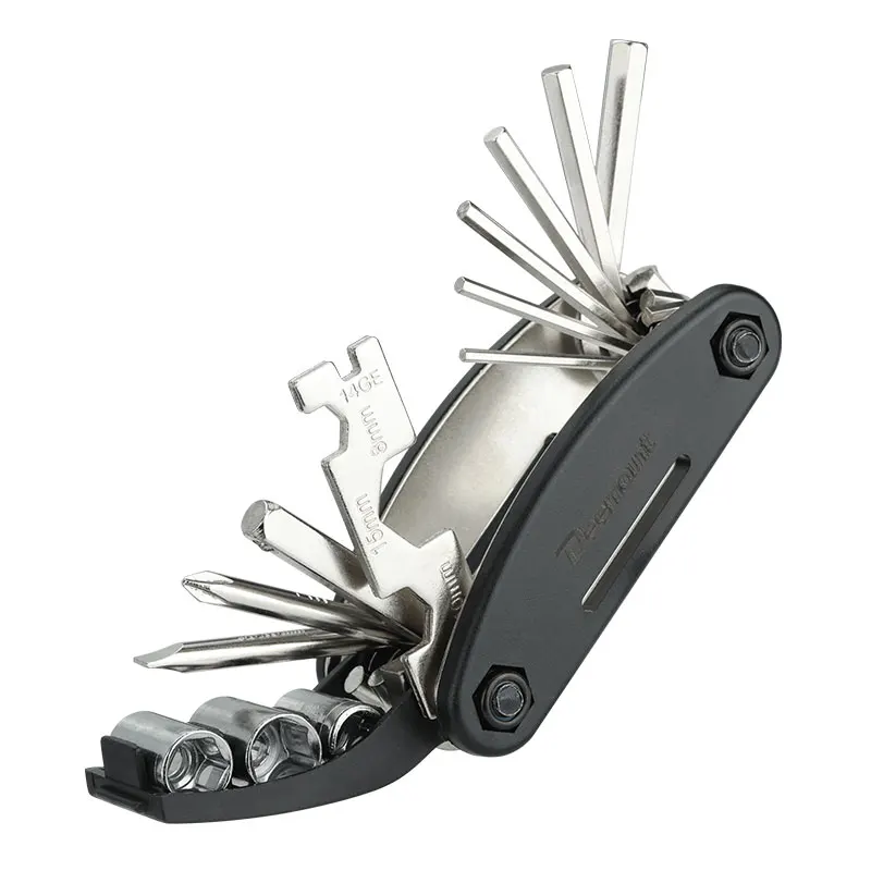 AliExpress DEEMOUNT 15 In 1 Multi-Function Tool Bike M6/5/4/3/2.5/2 Hex Wrench 8/9/10mm Socket Straight/ Phillips Screwdrivers Open-end/14G wrench